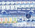 Ocean Theme Classroom Decor Bundle: Editable & Printable Educational Materials (Canva Template, Instant Download)