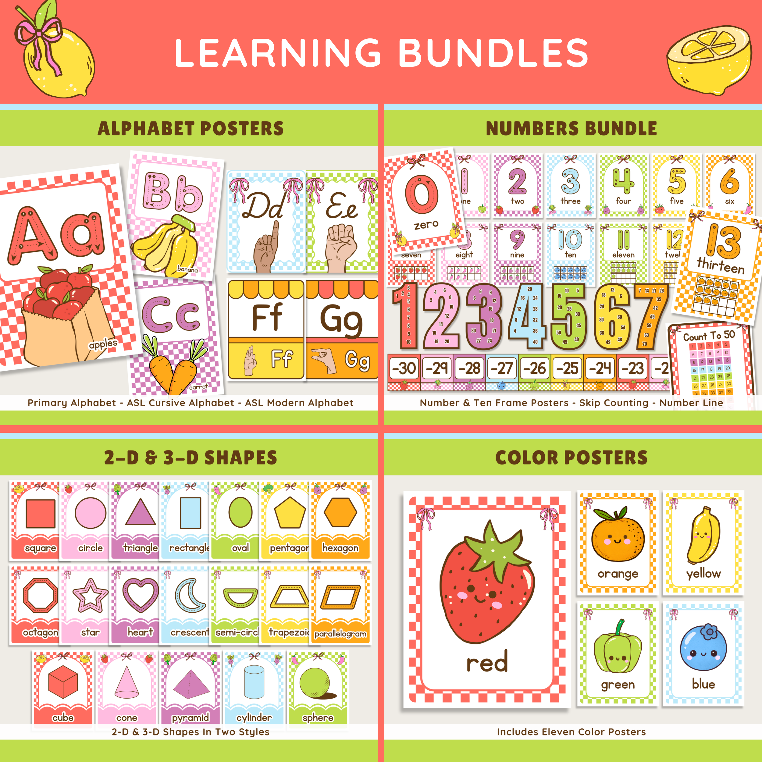 Editable Classroom Farmer's Market Printable Decor Bundle: School Display Kits, Canva Template (Digital Download), Fruit & Veggie Teacher Theme