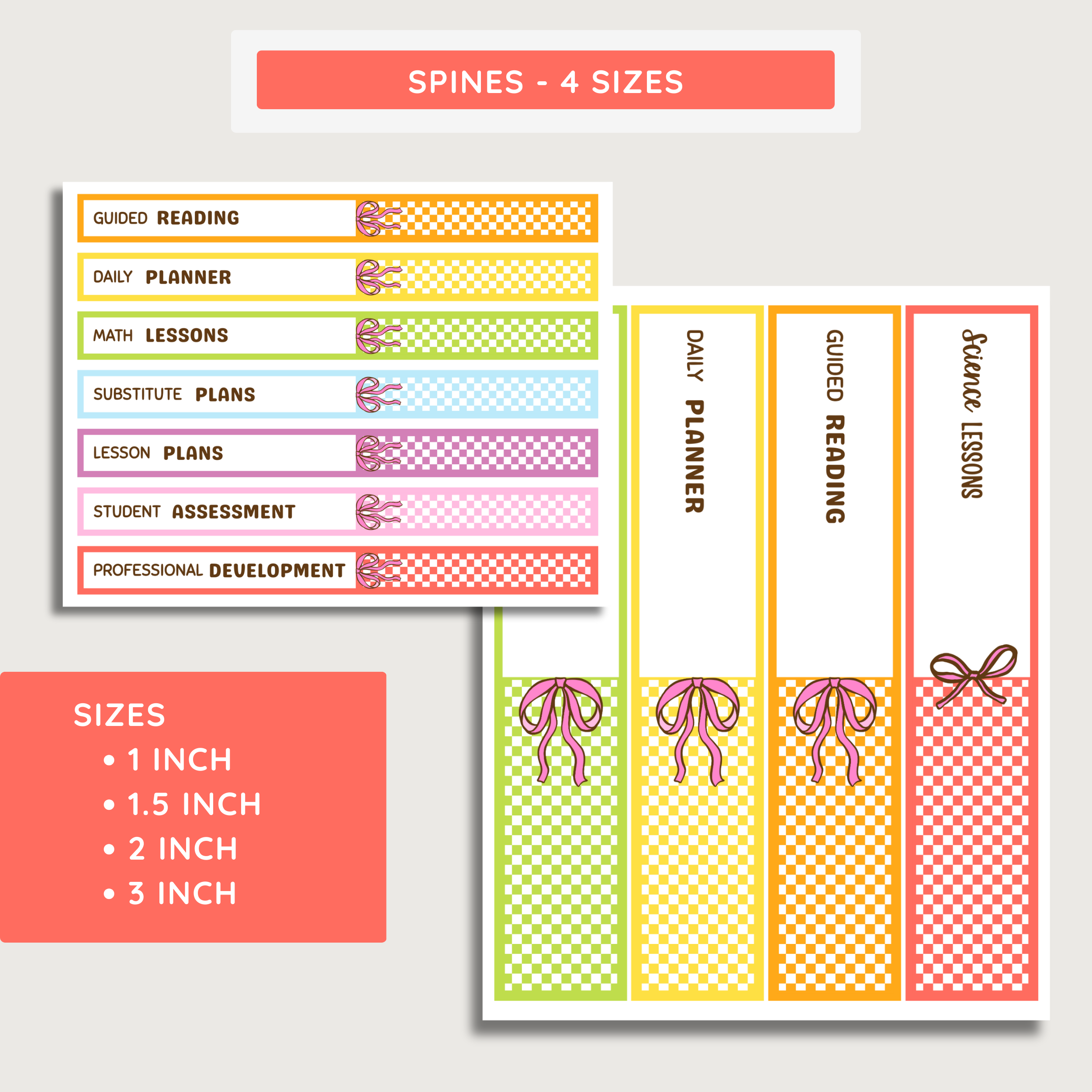 Printable Binder Covers & Spines, Farmer's Market Classroom Decor Theme, Editable Template (Digital Download)
