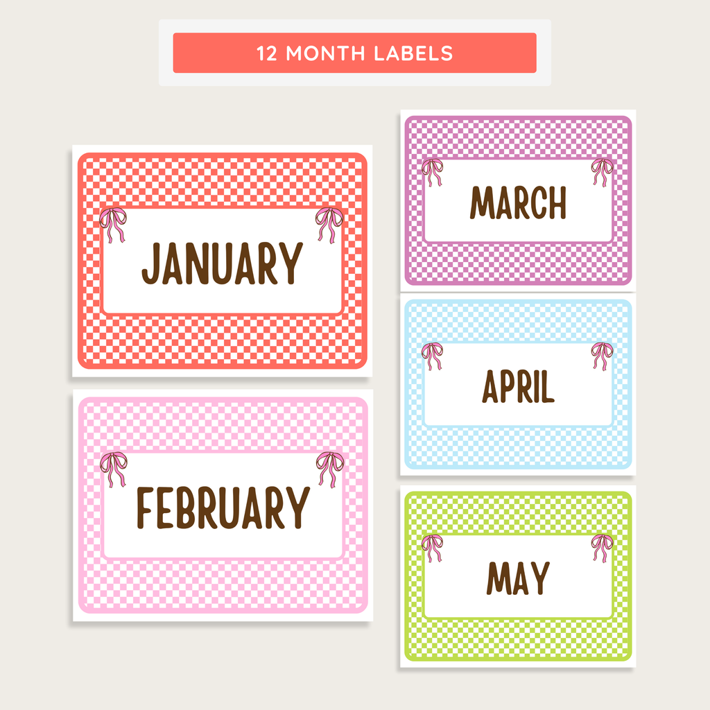 Classroom Teacher Filing Labels & Tabs: Farmer's Market Decor Theme, Editable Canva Template (Digital Download)