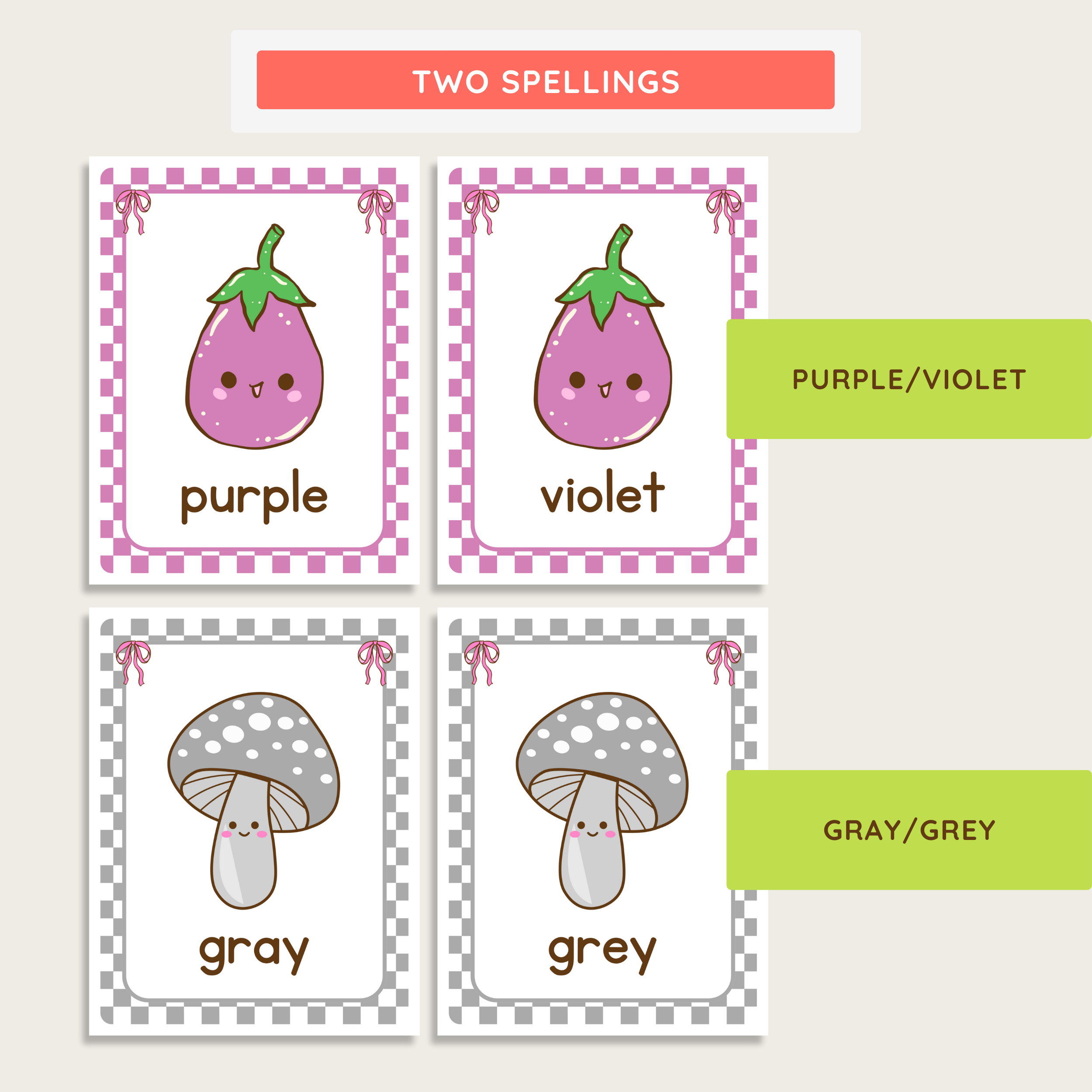 Fruit Printable Color Posters: Farmer's Market Classroom Decor Theme, Editable Canva Template (Digital Download)