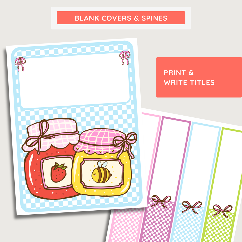 Printable Binder Covers & Spines, Farmer's Market Classroom Decor Theme, Editable Template (Digital Download)