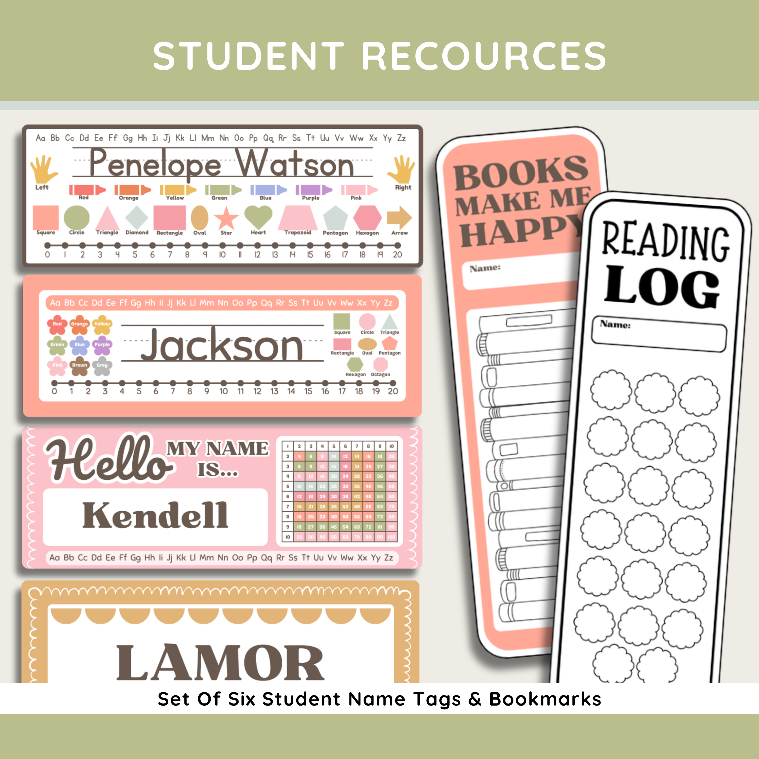 Bold Pastel Printable Classroom Decor Bundle: Editable Teacher Complete Room Kit, Simple Modern Theme