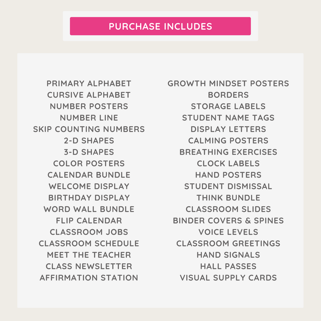 Rainbow Crayon Classroom Decor Bundle: Editable Teacher Templates (Canva, Instant Download), Bright Crayon Theme