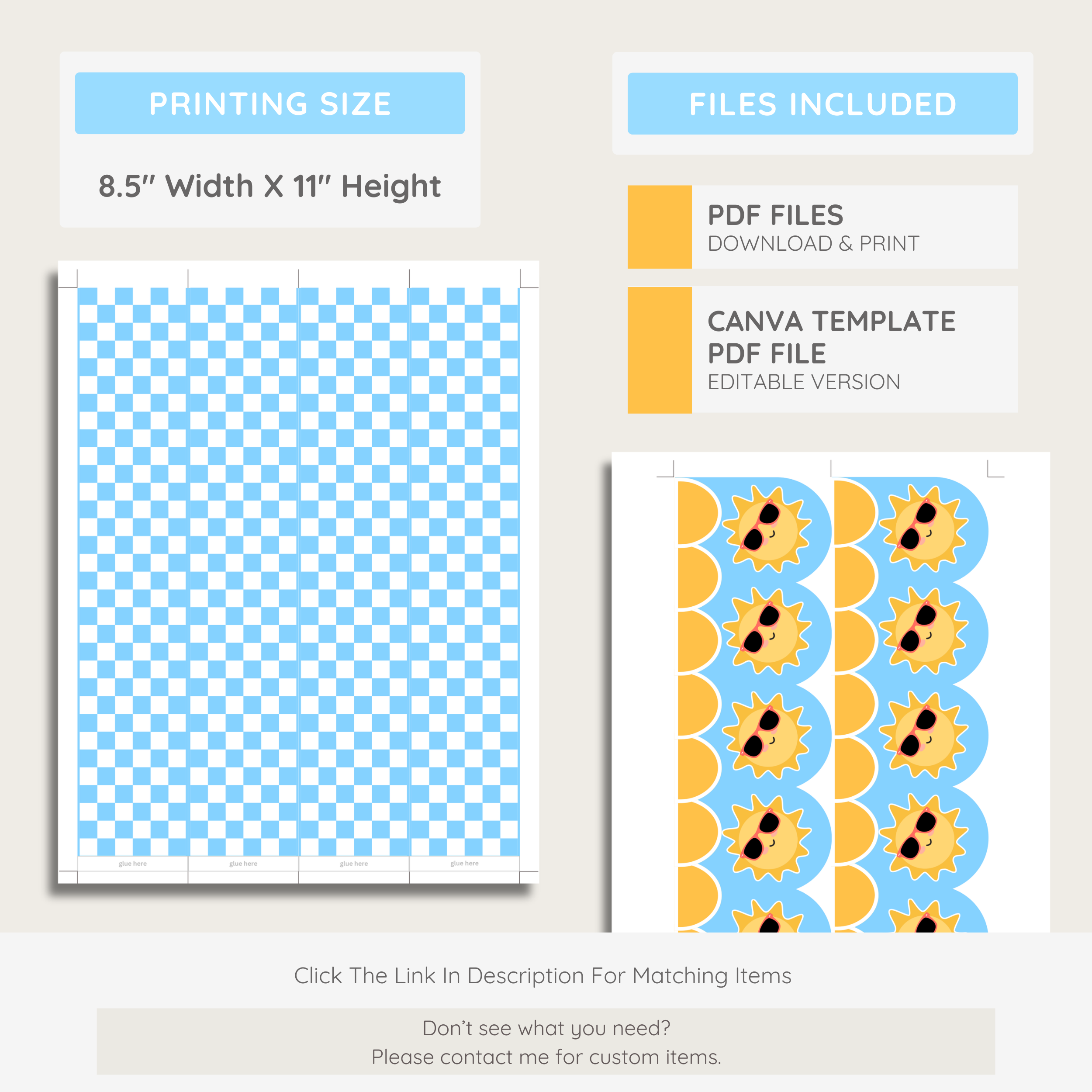 Our Future Is Bright Bulletin Board Display: Editable Canva Template (Digital Download), End of School Year/Summer Display Kit