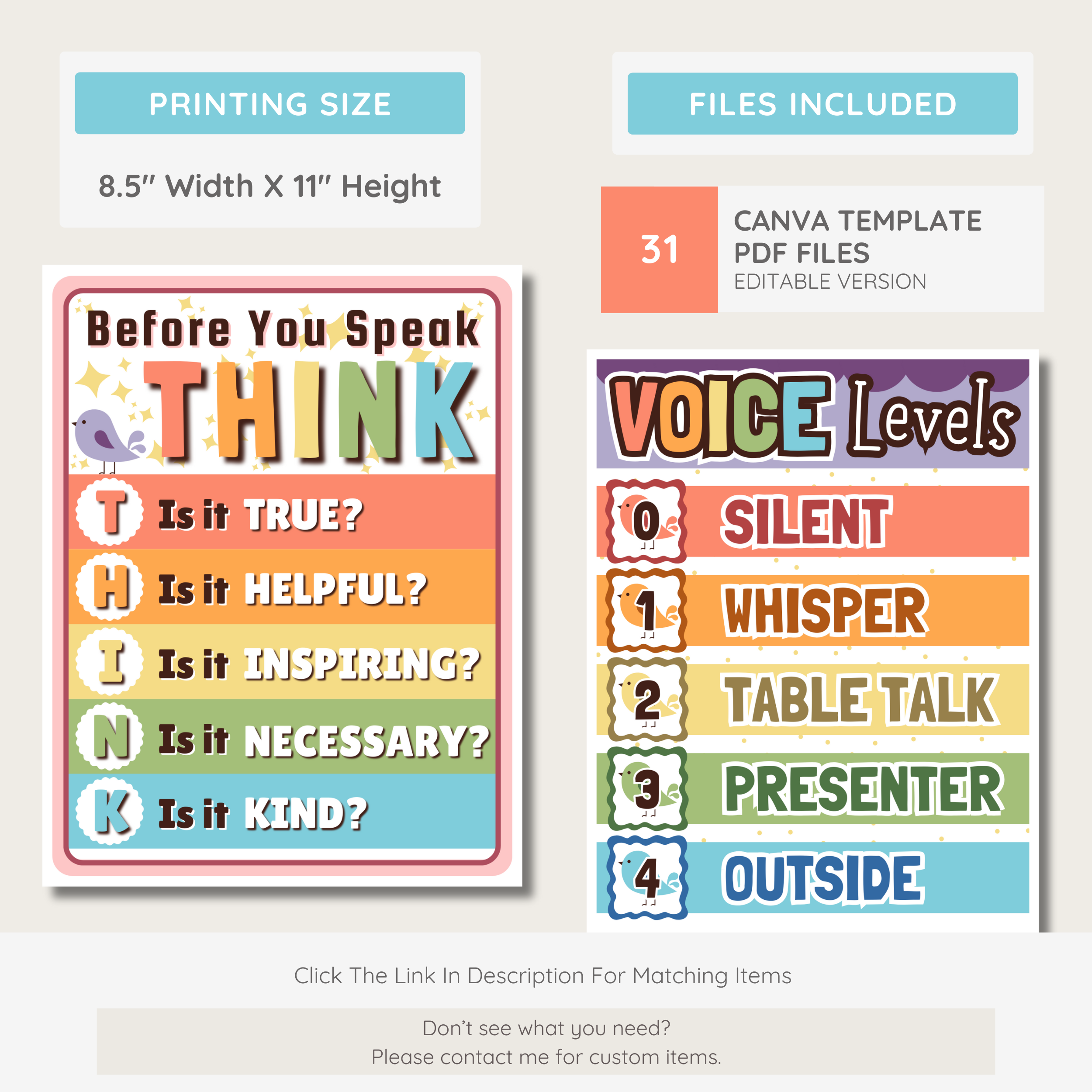 Retro Groovy Chicks Classroom Decor Bundle Theme: Editable Teacher Canva Templates, Printable Digital Download